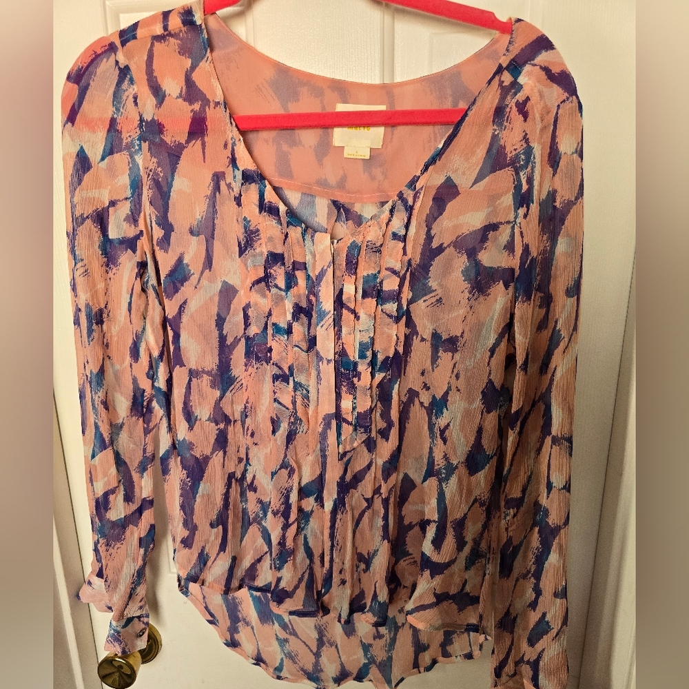 Anthropologie silk top